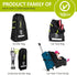 V VOLKGO Stroller Bag for Airplane, Large Cover for Airtravel, Jogger & Umbrella Stroller Cover for Travel - Fits Most Sizes, Gate Check Bag, Heav...