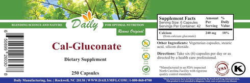 Daily Manufacturing Calcium Gluconate™...