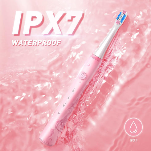 Electric Toothbrush for Adults with Holder and 10 Brush Heads, Rechargeable Toothbrush Electric Fast 2 Hr Charge Last 35 Days, 40000 VPM and 3 Mod...