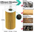 Oil Filter Fits Porsche 911 Boxster Carrera Cayenne Cayman Replace Mann Filter Hu 719/5x | Part No. 99610722552 99610722553 99610722560...
