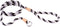 Alvalley Nylon Slip Leashes with Braided Leather - Adjustable Pet Lead for Dogs - Soft, Smooth Leash for Training & Walking - Durable, Strong Rope...
