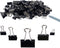 DSTELIN Binder Clips Paper Clamps Assorted Sizes 150 Count (Black), Large, Medium, Small, X Small and Micro, 5 Sizes in One Pack, Meet Your Differ...