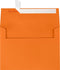 LUXPaper A7 Invitation Envelopes | Peel & Press | 5 1/4" x 7 1/4" | Mandarin Orange | 80lb. Text | 50 Qty...