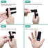 Trigger Finger Splint, 2pcs Finger Support Brace Mallet Finger Brace for Index, Middle, Ring Finger - Tendon Release & Pain Relief-Black...