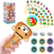 Kids Flashlight Color Bear Projector with 48 Patterns , Include Dinosaurs, Vehicles, Animals, 26 Letter Educational Learning Projector Toys for Gi...