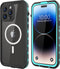 Design for iPhone 14 Pro Waterproof Case,Phone Case for iPhone 14 Pro with Screen Protector,Protective Case for iPhone 14 Pro 6.1''(Turquoise)...