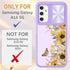 for Samsung Galaxy A14 5G Case, Cute Stylish Designer Galaxy A14 5G Phone Cases with Slide Camera Cover + Ring Holder,Sunflower Slim Protective Sh...