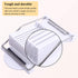 NVTED Slicer, Luncheon Meat Slicer Boiled Egg Fruit Soft Cheese Butter Slicers Cutter, Stainless Steel Wires, Cuts 10 Slices (White)...