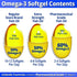 Icelandic Fourmula Quadruple Strength Omega-3 Fish Oil 3000mg High DHA & EPA 90 Softgels...