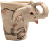 IYARA CRAFT 3D Elephant Coffee Mug 11oz - Handle is Sculpted Trunk, Cute Wildlife Design, Quality Ceramic, Microwave & Dishwasher Safe, Ideal for ...