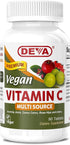 DEVA Vegan Vitamins - Vegan Food Based Premium Vitamin C - Multisource - Non-GMO - 90 Tablets...