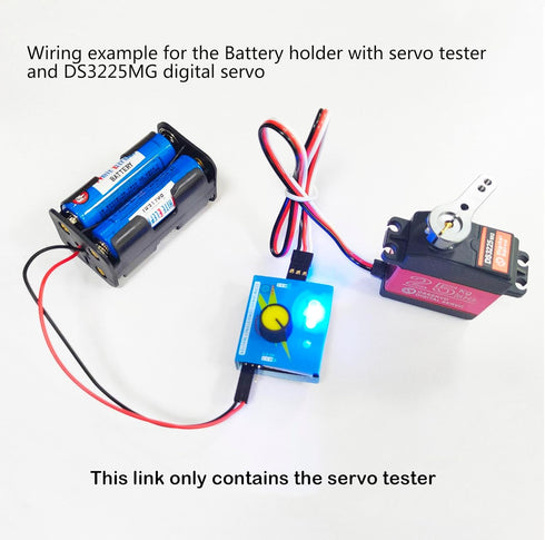 2pcs 3CH Digital Multi RC Servo Tester ECS Consistency CCMP Master Speed Controller Checker Adjustment for RC Car Servo...