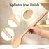 Beech Wooden Spoons for Cooking - Large Smooth Finish Natural Beech Cookling Spoons - Durable Wooden Cooking Utensil...