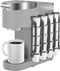 kedofa K Cup Holder for Keurig: Coffee Pod Holder for Counter Small Space - Kcup holder for Wall Mount (4, Gray)...
