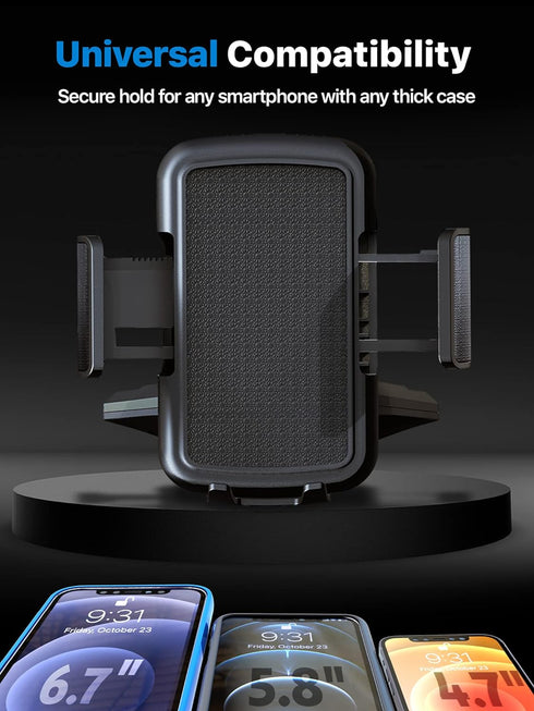 Bestrix Cell Phone Holder for Car, CD Slot Car Phone Holder, Hands Free Car Mount with Strong Grip Universal for iPhone14/13/12/11/11Pro/Xs MAX/XR...