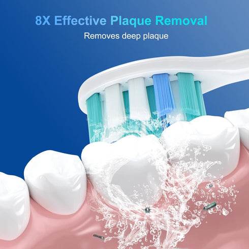 Replacement Toothbrush Heads Compatible with Philips Sonicare - for Electric Toothbrush Brush Heads (Click-on/Snap-on),KD-D2...
