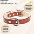 ADITYNA - Heavy-Duty Premium Leather Dog Collar for Small Dogs - Padded with Soft Genuine Leather for a Cozy Feel...