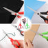 Scissors Set of 3-Pack, 8" Scissors All Purpose Comfort-Grip Handles Sharp Scissors for Office Home School Craft Sewing Fabric Supplies, High/Midd...