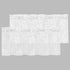 DWCN 2 Pack White Floral Lace Valances for Kitchen - Rod Pocket Half Window Sheer Curtains for Small Window Living Room Cafe, 42 x 18 inch, Lace W...