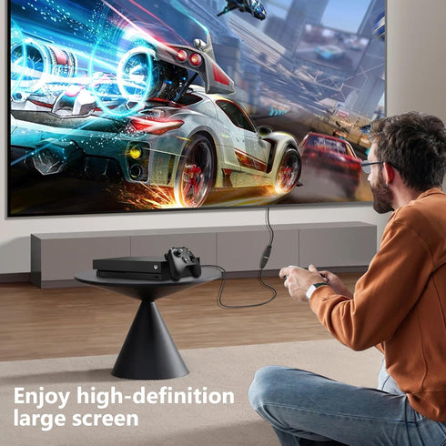 HDMI Extension Cable 1 Feet, 2 Pack HDMI Extender Cable High Speed HDMI Male to Female Adapter Cable 1080P HDMI Video Cord for HDTV, Monitor, PC, ...