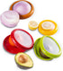 Ortarco 4Pcs Onion Storage Avocado Saver Holder, Lemons Garlic Tomato Peper Storage Containers Reusable...