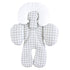 Hudson Baby Unisex Baby Car Seat Body Support Insert, Gray Gingham, One Size...