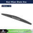 X AUTOHAUX 2pcs Rear Windshield Wiper Blade Replacement for Honda CR-V 2017-2022 for Nissan Pathfinder 2006-2012 for Mitsubishi Outlander 2007-202...