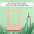 for iPhone 8 Plus Gold Single SIM Card Tray Slot Replacement 8Plus Card Holder Adapter Single SIM Version with Waterproof Rubber Ring SIM Ejector ...