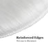 IVON 15.5'' White Round Faux Fur Rug, Fluffy Soft Rug Cushion for Chair, Background for Nail Desk Photos (1pcs White)...