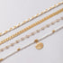 4Pcs Bohemian Puka Shell Anklets Beaded Bracelets for Woman,Gold Anklets Beach Foot Chain Charm Adjustable Bead Bracelets for Girls Foot Jewelry...