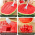 2 Pcs 2-In-1 Watermelon Fork Slicer Cutter, Watermelon Slicer Cutter, Dual Head Stainless Steel Fruit Forks Slicer Knife for Family Parties Campin...