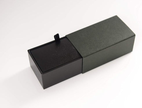Nishijin Silk Luxury Cuff Links and Tie Bar Clip Type Made in Japan (Wedding/Business)...
