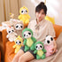 Cute Stuffed Panda Animal Cosplay as Pink Dinosaur Plush Toys Soft Panda Toy in Dinosaur Costume Panda Plushies Toys Stuffed Animals for Kids 12 I...