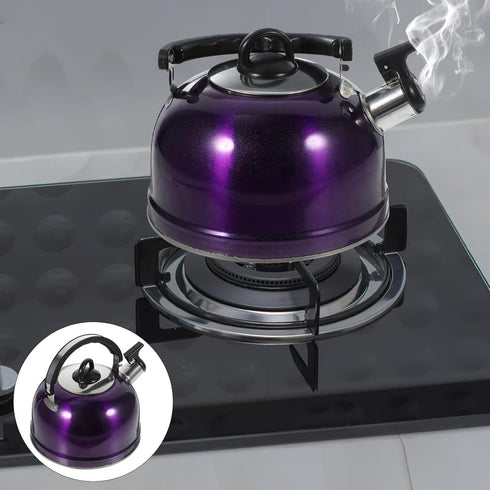 ABOOFAN Stovetop Whistling Tea Kettle 3L Stainless Steel Hot Water Fast Boiling Teapot with Ergonomic Handle Coffee Kettle Hot Water Boiler for Ho...