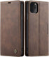 SINIANL iPhone 11 Pro Max Leather Case - Folding Flip Case with Kickstand, Credit Card Slot, Magnetic Closure - Protective Cover for iPhone 11 - C...