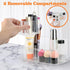 Clear Makeup Tray Holder Organizer Cosmetic Display Case, Small Makeup Organizer for Vanity Bathroom Counter Countertop Tabletop Desktop Vanity Dr...