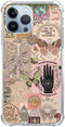 Hippie Vintage Aesthetic Collage Phone Case Compatible with iPhone 13 Pro Max?Hippie Sun Butterfly Flower Pattern Slim Shockproof TPU Bumper Prote...