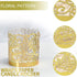 LOVEINUSA 48pcs Votive Candles Holders Wraps, Gold Tea Light Candle Fairy Home Decoration (No Bottom)...