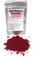 Red Radish Powder Dust | Natural & watersoluble food dye | 1.76oz/50g - Amazing in the kitchen or for cocktails! Changes color to orange, red, pur...