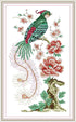 Rosyfoxes Cross Stitch Kits Stamped Full Range of Embroidery Starter Kits for Beginners DIY 11CT 3 Strands -Printed Kits Flowers in Full Bloom(Pri...