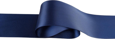 AVANAVA 3 Inch Wide Ribbon Double Face Satin Ribbon - 25 Yards (370-Navy)...