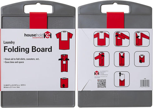 Household Essentials 195 Shirt Folding Board For Laundry | Folds T-Shirts, Polos And Dress Shirts , Black...
