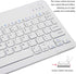 Ultra-Slim Bluetooth Keyboard Portable Mini Wireless Keyboard Rechargeable for Apple iPad iPhone Samsung Tablet Phone Smartphone iOS Android Windo...