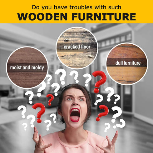 CARGEN Beeswax Furniture Wood Polish - Wood Seasoning Beeswax Oil for Wood Natural Wood Polish and Conditioner Restore A Finish 300ML Christmas Gi...