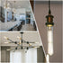 T10 Dimmable Edison Bulb, Natural Daylight 4000K Light Bulbs, E26 Base, 6W Equal 60 watt, 700LM, Tubular Led Bulb for Rustic Pendant, Wall sconces...