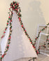 PARTY JOY 5pcs 41Ft Flower Garland Fake Rose Vine Artificial Flowers Hanging Rose Ivy Hanging Baskets Wedding Arch Garden Background Decor (Pink, ...