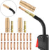 Reboot MIG Welding Gun Kit Accessory .035" Tip-Nozzle-Diffuser Fit for Lincoln Magnum 100L or Tweco Mini/#1, 20pcs Contact Tips 11-35 .035", 2pcs ...