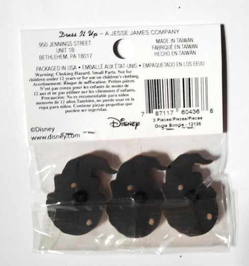 Disney Oogie Boogie Buttons by Dress it Up Buttons and Embellishments - 3 Piece - Nightmare Before Christmas...