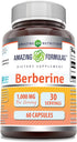 Amazing Formulas Berberine 1000mg Per Serving 60 Capsules Supplement | Non GMO | Gluten Free | Made in USA...