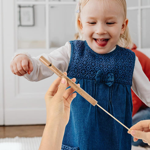 Toyvian Bird Whistle 4pcs Bamboo Slide Whistle Whistle Train Slide Whistle Children Noisemaker Musical Pleasant Voice Vocal Training Educational I...